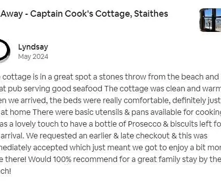 Letaway - Captain Cook's Cottage, Hébergement de vacances