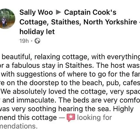 بيت للعطل Captain Cook's Cottage, Staithes, North Yorkshire ستيثيس